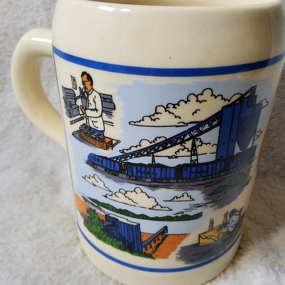 Vintage 1986 Pyro Mining Coffee Cup Surface Safety Award Coal Mine - Picture 8 of 9